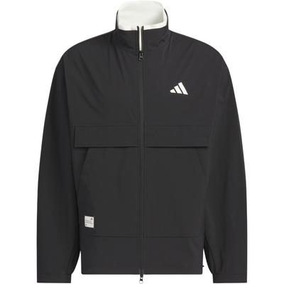 FW24 Woven Jacket Small Logo Series Waterproof Stand Collar Sports Jacket Men Jackets Black JM3406