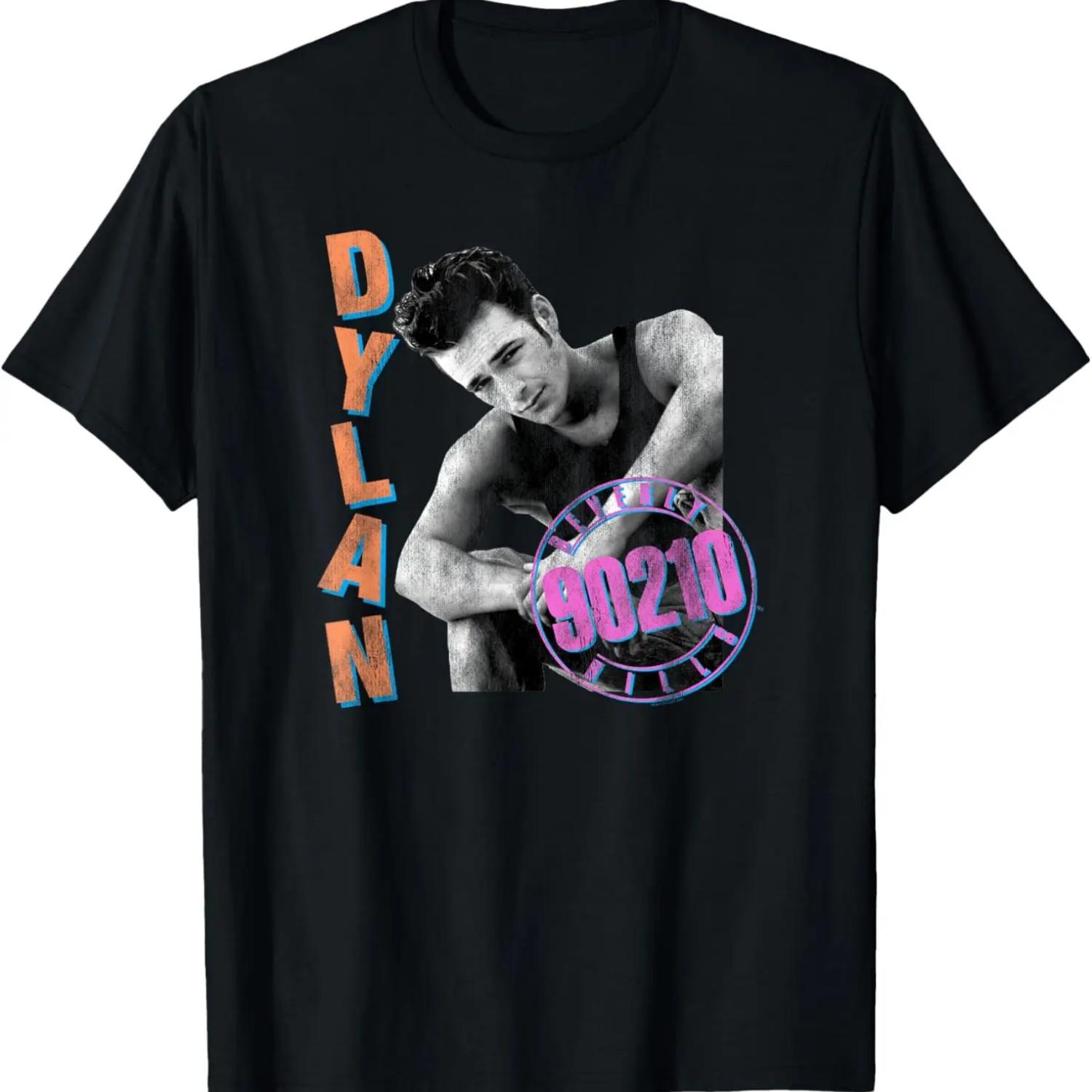 Футболка с изображением Дилана из сериала «Беверли-Хиллз 90210» S чёрный