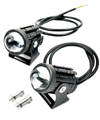 HTharros Motorcycle Fog Lights, LED Lights, Universal Use, 12 W, Work Light, Yellow, White,