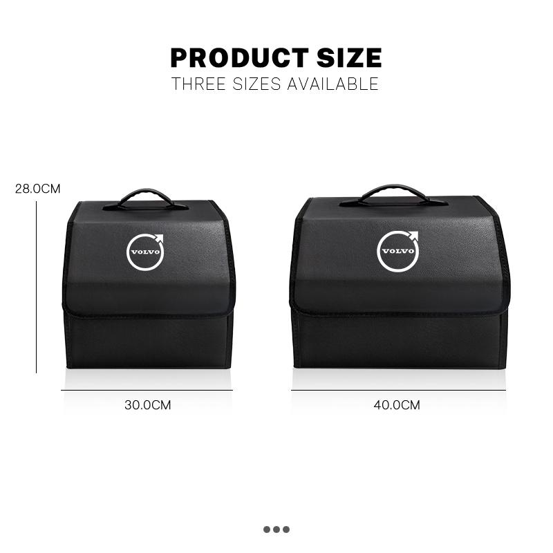 Universal Car Trunk Organizer Foldable Storage Box For Volvo ES90 EC40 EX40 EM90 XC90 V90 V60 XC60 V40 S80 S60 S90 C40 XC40 V70