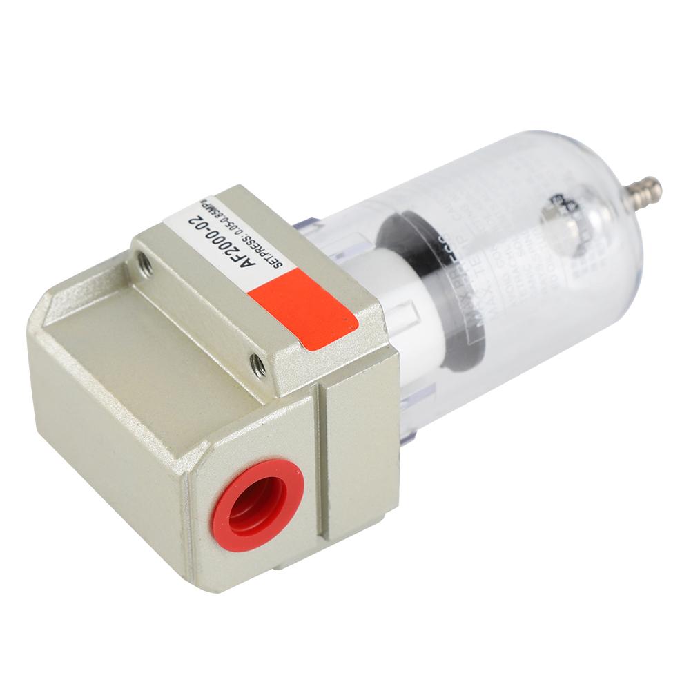 Replacement AF2000-02 1/4 Inch Particulate Air Filter Compressor Water Moisture Trap Cleaner