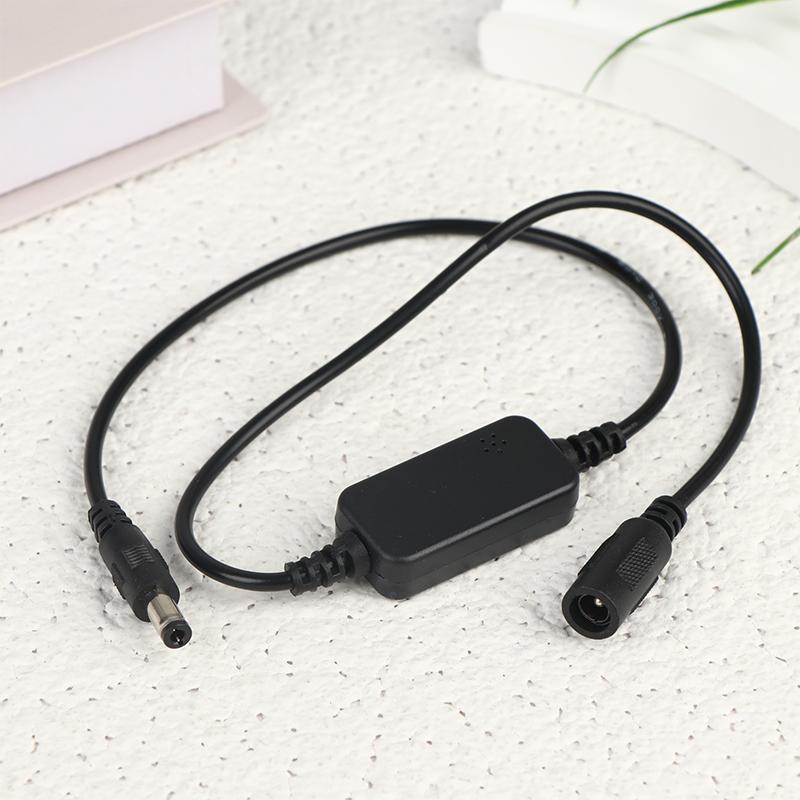 Černý 60cm 24H Automatické Vypnutí Reset DC 5V-15V Restartér Routeru Reset Wifi Routeru Modul Časovaného Restartu Časování