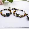 Elegant Ceramic Bead Bracelet Handmade Craft Supplies Stylish Wristband Handwoven Adjustable Unisex Jewelry Accessory