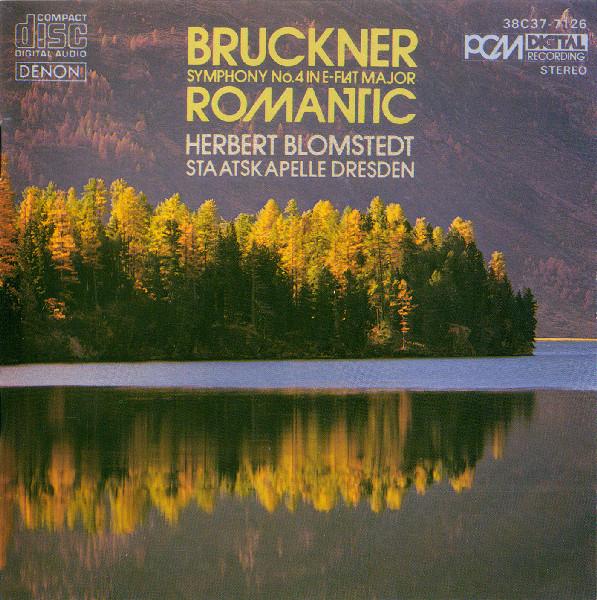 

CD STAATSKAPELLE DRESDEN, HERBERT BLOM - Anton Bruckne Symphony No. 4 In E-f 38C377126 Denon 1984 Japan Classical Used