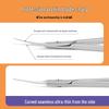 Stainless Steel Russian Cuticle Nippers Set with Precision Curved Tip for Manicures