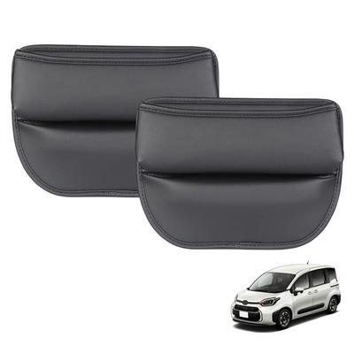 Toyota Sienta Car Seat Side Gap Storage Compatible with Sienta 10 15 170 and 80 Series Side Storage Prevents Small Items from PU with Charging Insert