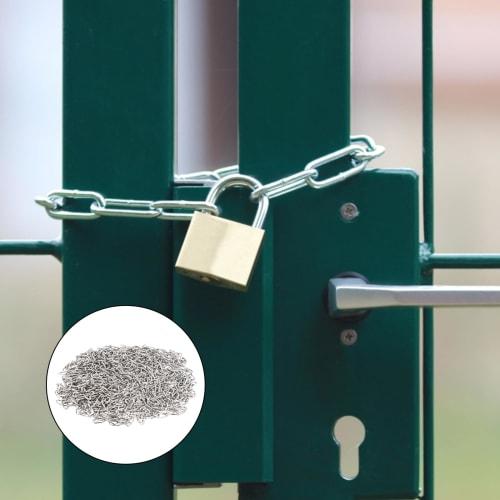 Stainless Steel Chain, 1.5mm Wire Diameter, 10m Length, Rust-resistant, Fixed Chain, Security Chain, Anti-theft Chain, Metal Chain Polished Round Link