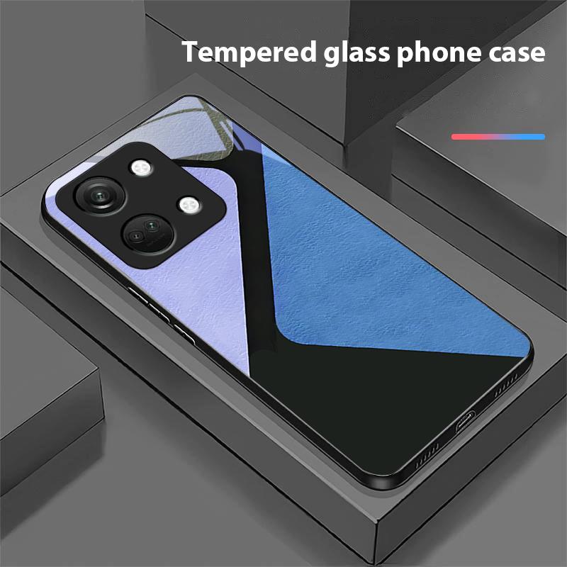 

Комбинированный цвет для OnePlus Nord 3 5 6T 7 Pro 8 12 10T Reno8 Lite 5G 10R Nord N30 Чехол для телефона из закаленного стекла с твердым корпусом Черный For OnePlus Nord 3