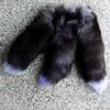 New Fox Fur Tail Tassel Bag Tag Charm Handbag Pendant Accessory Large Keychain