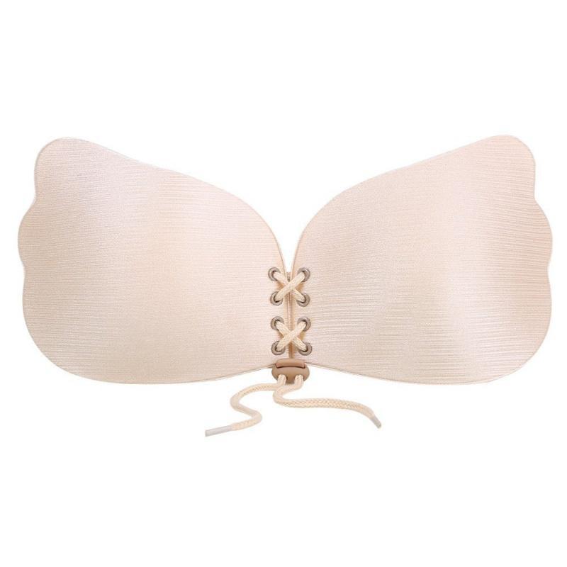 

Женский невидимый бюстгальтер с открытой спиной и пуш-ап L