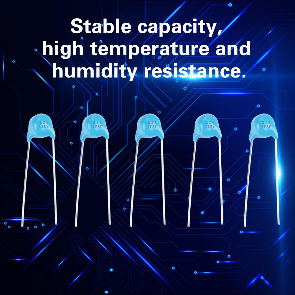 

20 шт. Високовольтних монолітних керамічних конденсаторів 221k 220pF 15KV 15000V Комплект конденсаторів