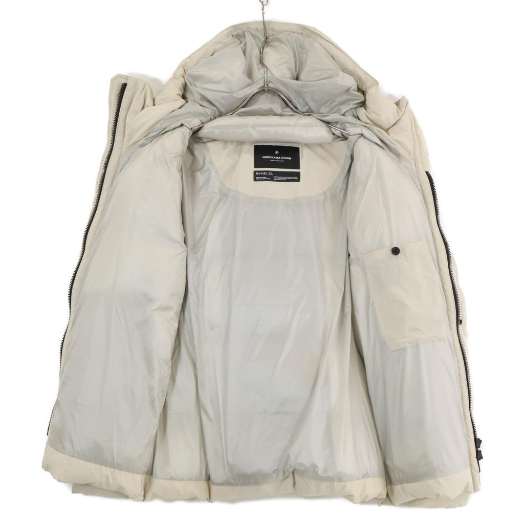 Nano Universe NUW02DWW004TS NISHIKAWA DOWN Hoodie Jacket M IvoryUsed
