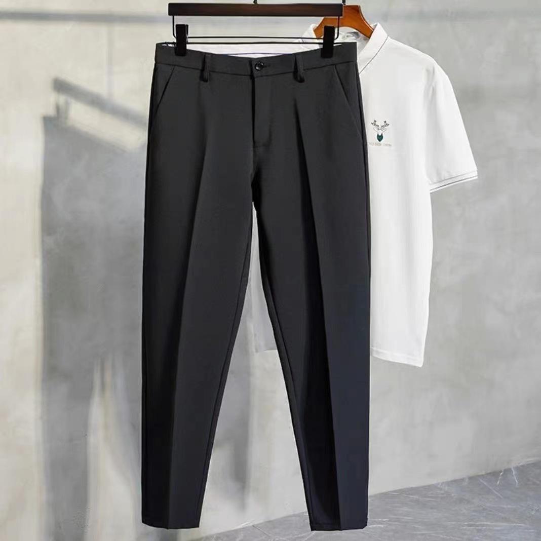 Men s Trendy Slim Fit Pique Jacket - Spring/Autumn Style with Turn-Down Collar L