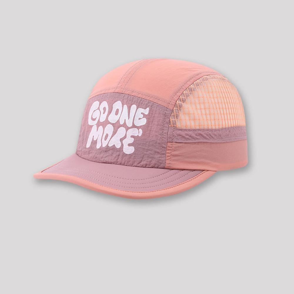 Letter Printing Quick-drying Hat Japanese Style Adjustable Short Brim Baseball Cap Thin Drawstring Design Sun Visor Cap Unisex