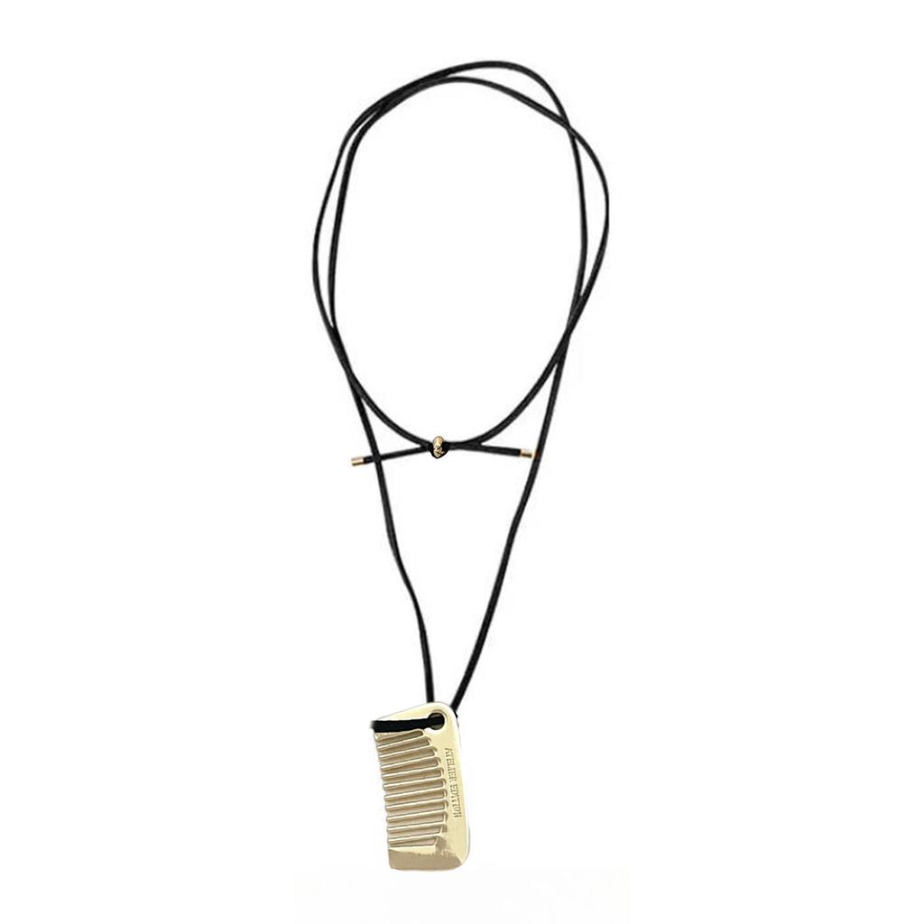 Hair Comb Pendant Necklace for Long Hair and Bangs Velvets Ribbon Sweater Chain Jewelry for Women Party Accessories