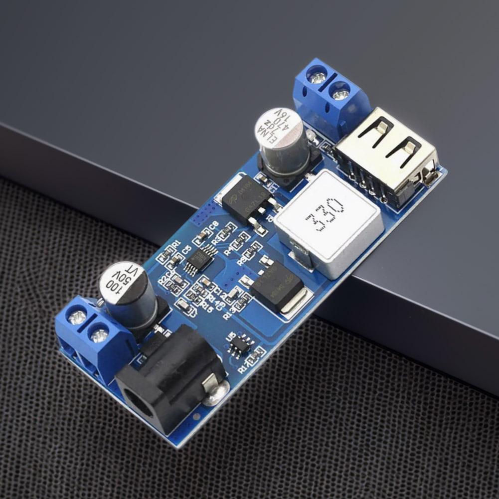 DC-DC 24V/12V To 5V 5A Step Down Power Supply Buck Converter Adjustable Buck Step Down Converter Module USB Power Buck Module