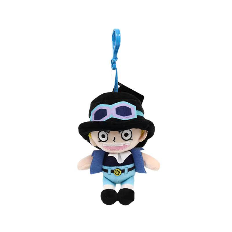 One Piece Luffy & Chopper Keychain Plush Doll - Anime Cartoon Accessory