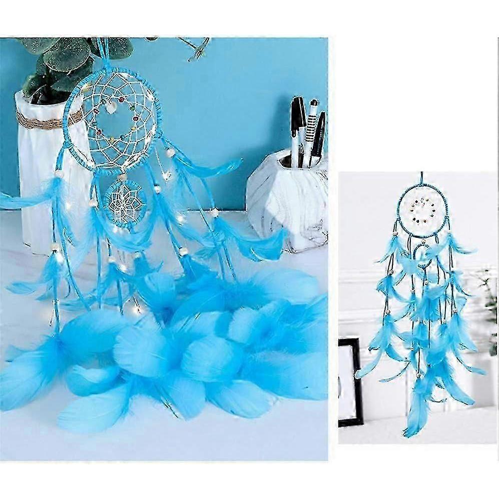 Wind-up Dream Catcher Light - Battery-powered Bedroom Decor