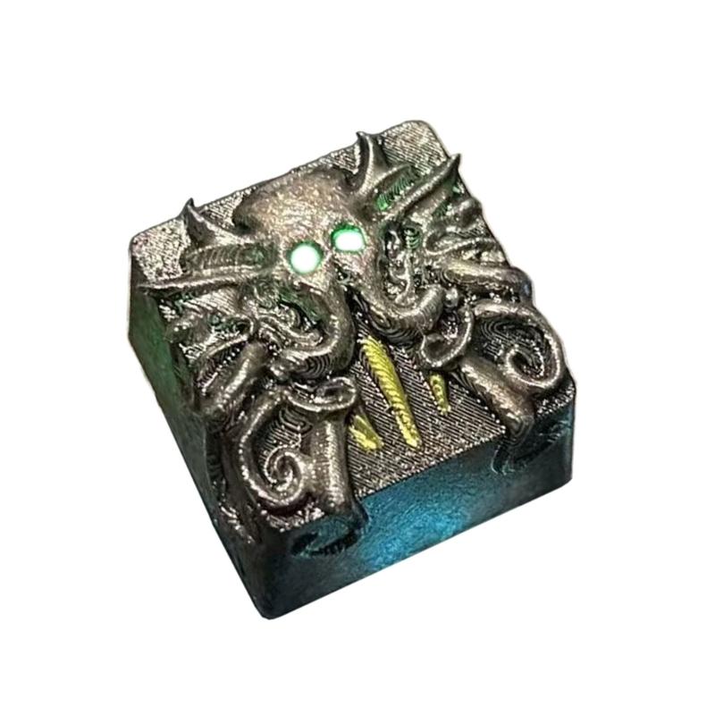 

3 Mechanical Keyboards Creative Gamer Keyboards With Keycaps for Office Decompression 1