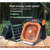 Camping Usb Fan With Lighting And Rechargeable Battery For Outdoor Adventures