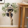 Cartoon Niedlicher Panda auf Ast Wandaufkleber Für Kinderzimmer Dekoration Kinder Wandtattoos PVC Hausdekoration
