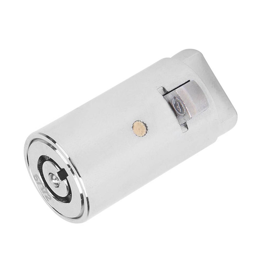 Zinc Alloy Chrome Color Single Opening Key Vending Machine Lock Cylinder for Automatic Selling Machi