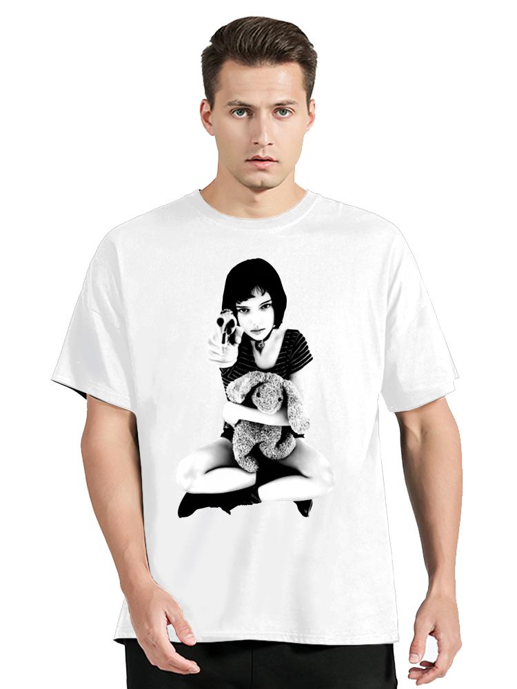 New Leon Matilda The Professional Jean Reno Movie Film Tshirt Streetwear Unisex Tops T-Shirt 755 Casual Fashion Cotton T Shirt