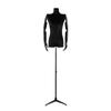 Korean Style Black Off-Shoulder Women's Half Body Mannequin with Right Angle Shoulder and Full Body Display Stand