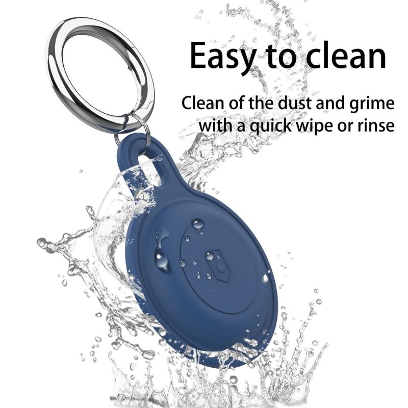 Tracker Holder for  Case Waterproof Silicone Case with Keychain, Shockproof & Dustproof Locator Holder