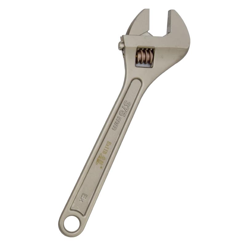 AN FANG Explosion-Proof Aluminum Bronze Adjustable Wrench 15 inch