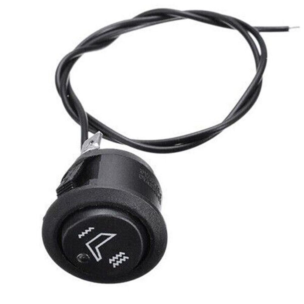 Heater Switch Seats Switch Rocker Hi/Low Off Round Heated 12V 1Pc