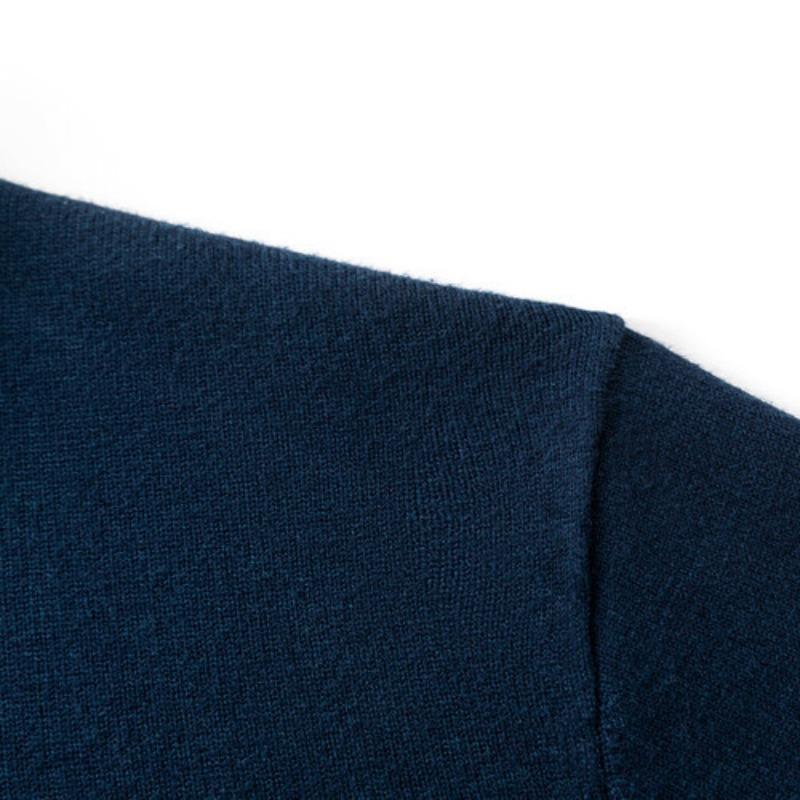 Neuer Stehkragen-Pullover für Herren, Strickpullover, Winter-Halb-Stehkragen-Bottom-Shirt mit langen Ärmeln, trendig, lässig