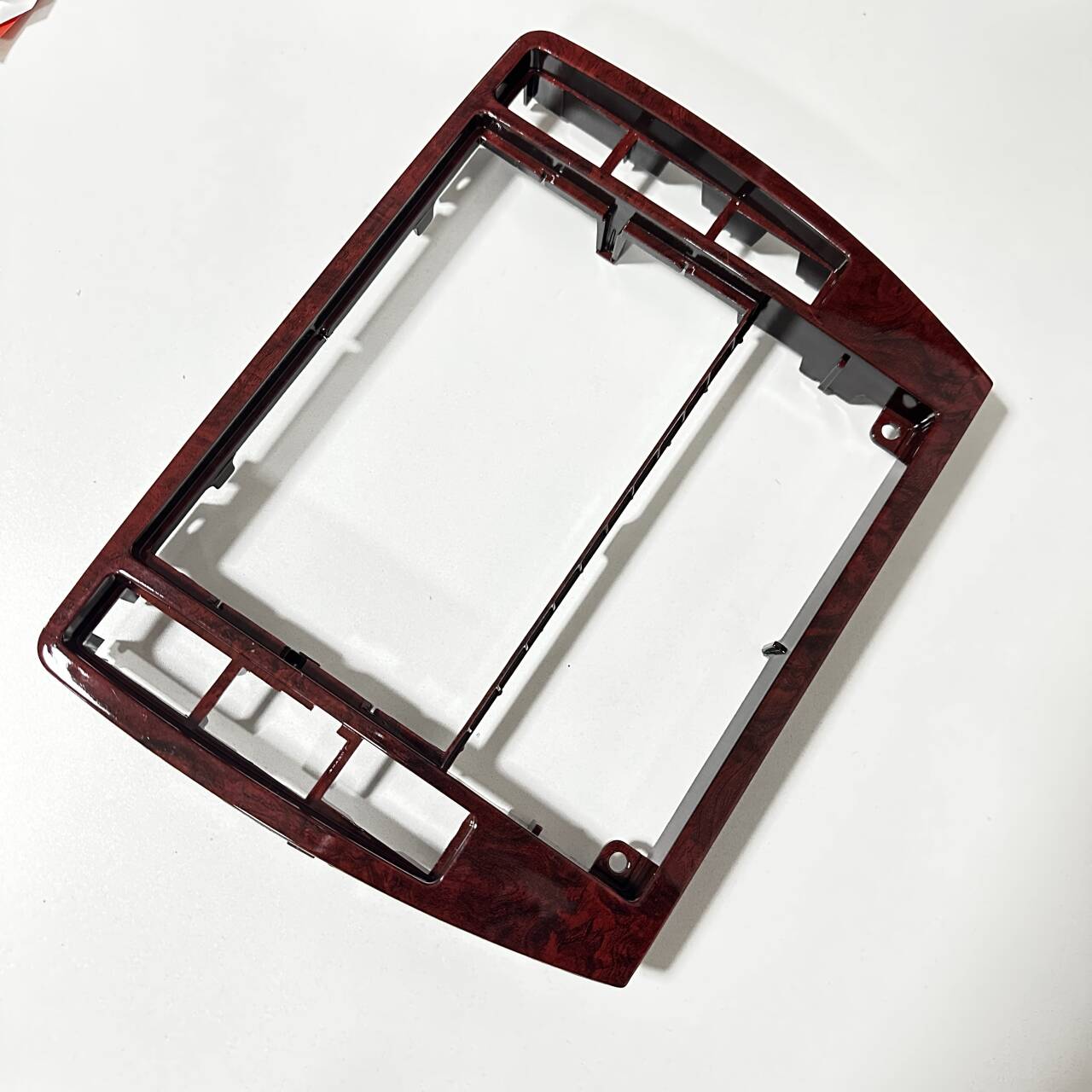 Interior Dash Center Console Trim Bezel Panel Radio Face Frame 3B0858069 For VW Passat B5 2001 2002 2003 2004 2005 Cherry Wood