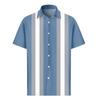 Men's Valentine's Day Printed Button Short Sleeve Shirts Men's Casual Fashion Short Sleeve Shirts