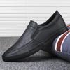2026 Spring Men's Trendy Comfortable Slip-On Leather Shoes – Flexible, Lightweight, and Stylish
