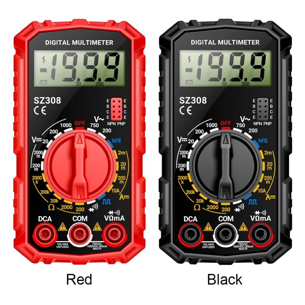 HFE Triode Summer Digital Multimeter Ohm Rechteckwelle Kapazitätsmessgerät Tester Werkzeug