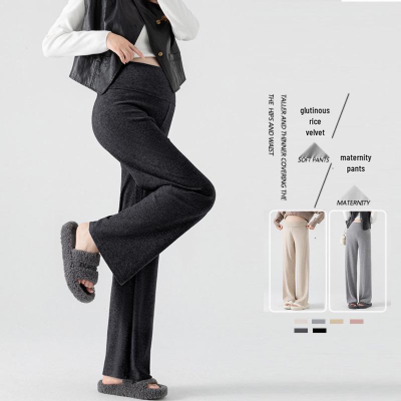 

Versatile Autumn/Winter Maternity Pants - Soft, Casual & Loose Fit with Drape Style 2XL
