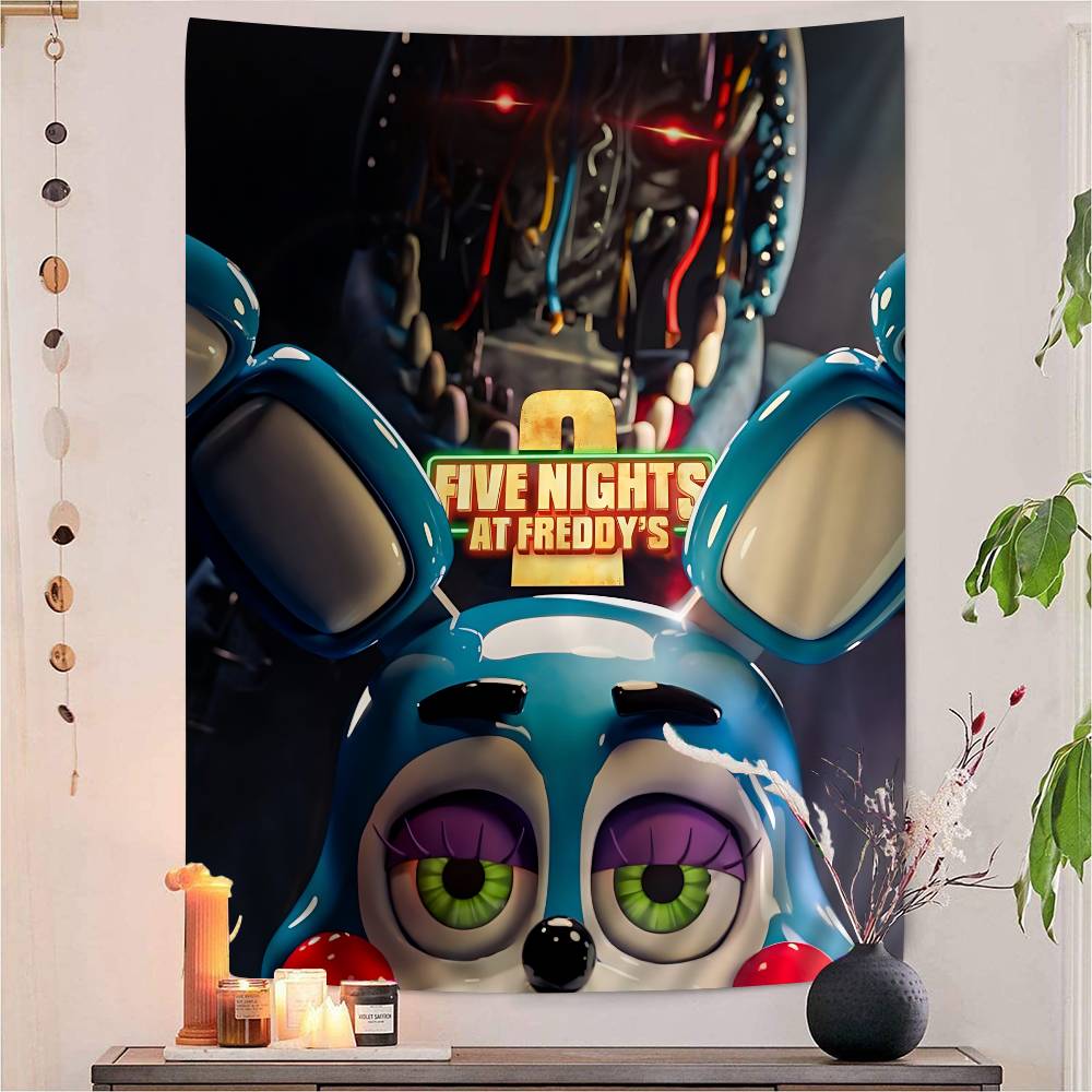 Fnaf FivenightsAtFreddys Wandteppich Hängend Tarot Hippie Wandteppiche Schlafsaal Wandbehang Laken
