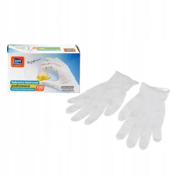 Latex Gloves Size Ravi 100 Pieces