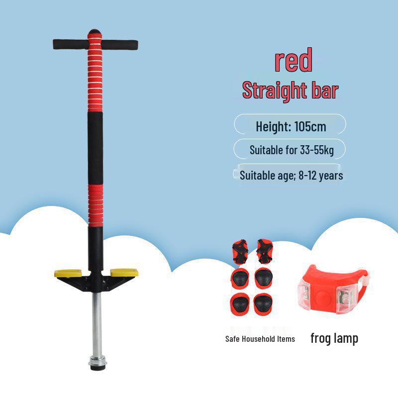Kids' Frog Bouncer Jump Stick - Single & Double Jump Toy for Children and Students