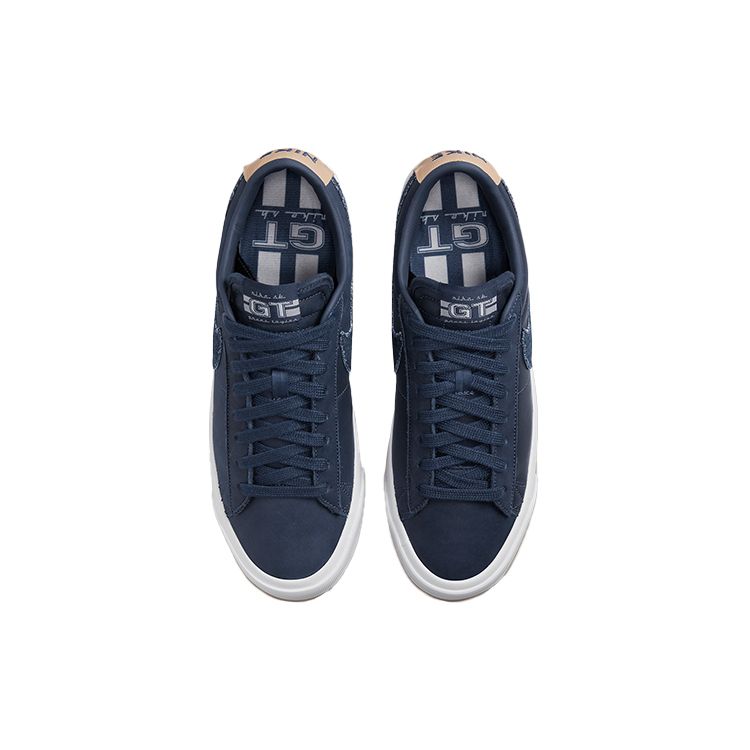 Nike Blazer Low GT SB Midnight Navy Denim Unisex Sneakers Blue DM8890-400