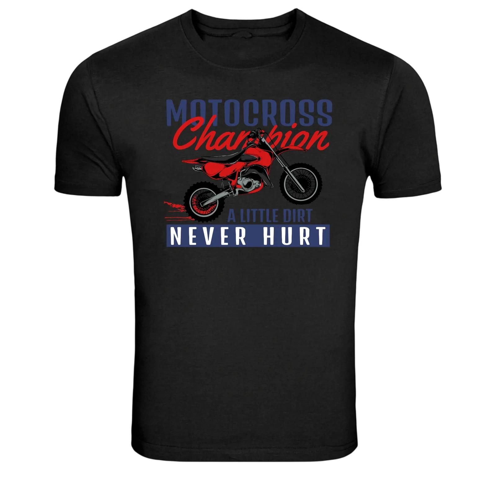 Motocross Champion Dirt Bike Rider Racing T-Shirt 3XL
