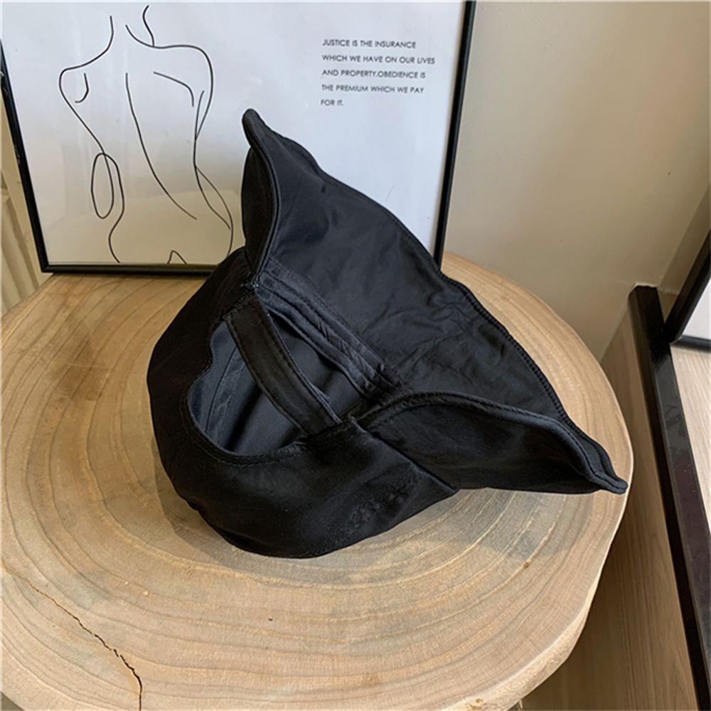 

Caps Solid Color Matching Korean Style Cap Wide Brim Baseball Cap Shading Bucket Hat Women Sun Hats