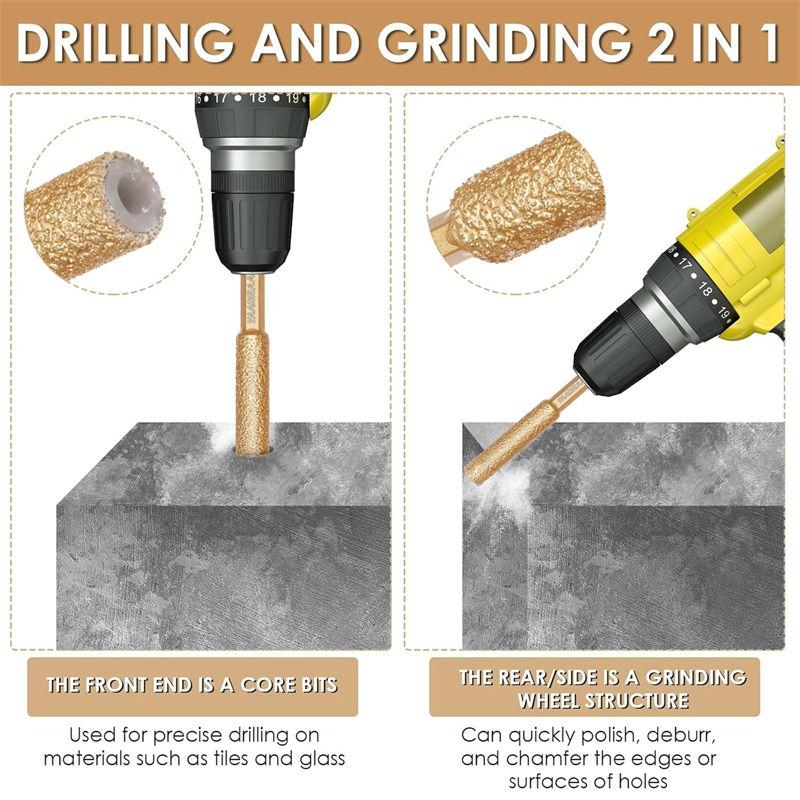 1/4" Hex Ceramic Tile Hole Drill Bit High Hardness Marble Glass 6 8 10 12 14 16mm Drill Bit GZW