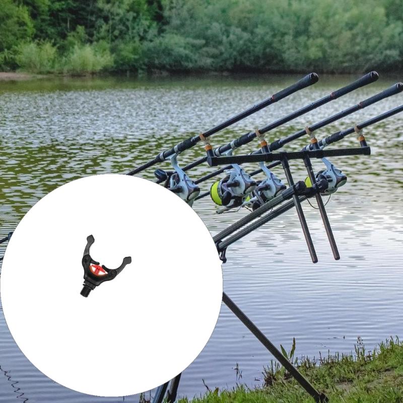Magnetic Poles Holder Fishing Rod Grip Rest Head Portable Rest Holder 3/8 Thread Brackets Head Fishing Tool Accessory