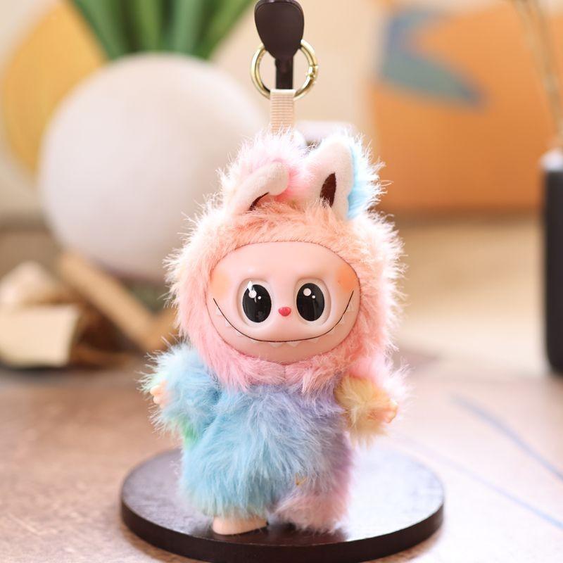 

Цветной Милый Мультяшный Плюшевый Кулон-Брелок в Виде Кролика для Украшения Сумки