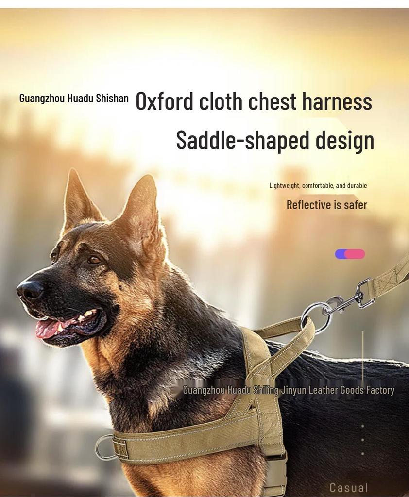 Neuer Stil Hunde Geschirr Weste Halsband für Große Rassen - Malinois, Golden Retriever, Deutscher Schäferhund, Border Collie