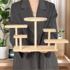 Wooden Standing Shelves Stacked Display Shelves Jewellery Eyeglasses File Organiser For Jewellery Succulents Home Decoration