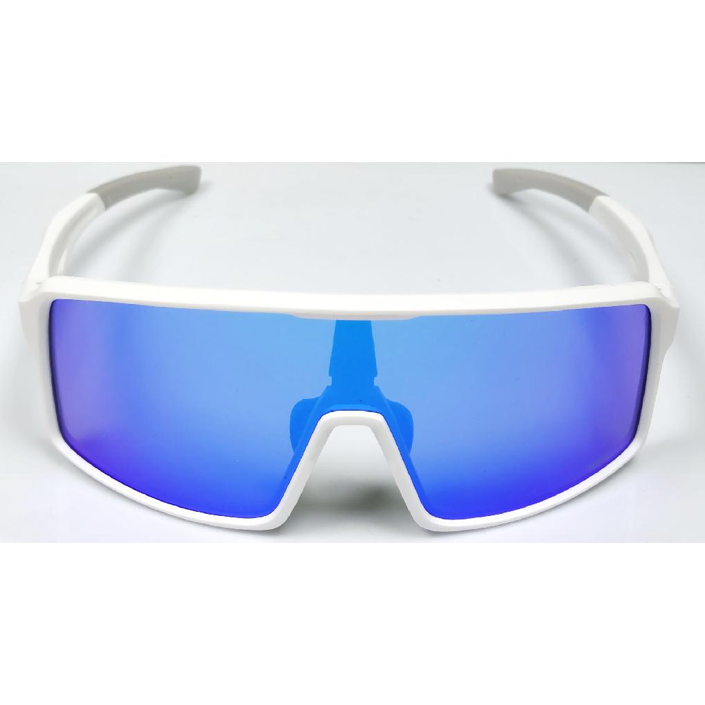 

Photochromic polarized cycling glasses for men and women, windproof and sandproof, suitable for running, road cycling, and mountaineering sports White Frame—Comprehensi