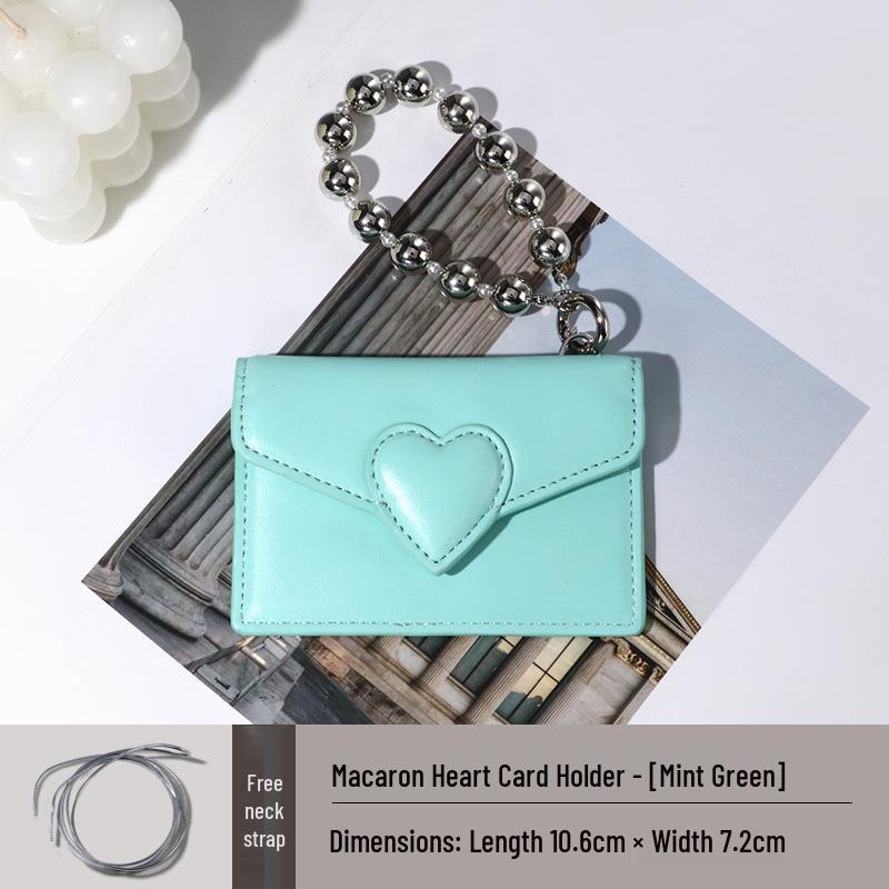 Heart-Shaped Car Key Card Holder for Xiaomi, Tesla, BMW, Xiaopeng, and Zeekr